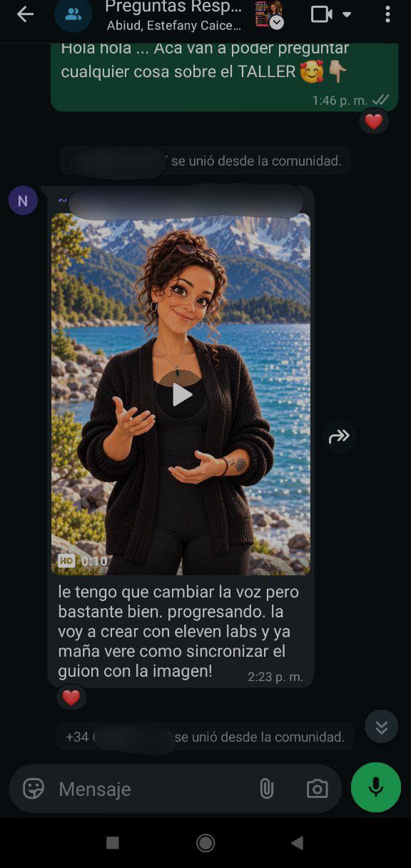 Agradecimiento de una alumna por la mentoría